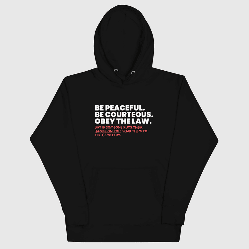Be Peaceful Hoodie — view 1