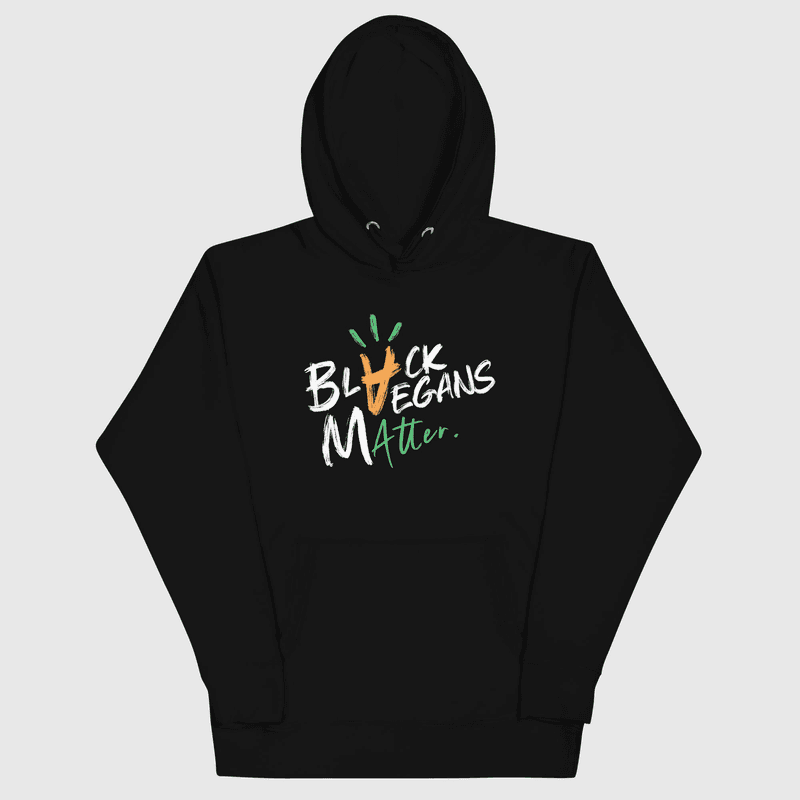 Black Vegans Matter Hoodie — view 1