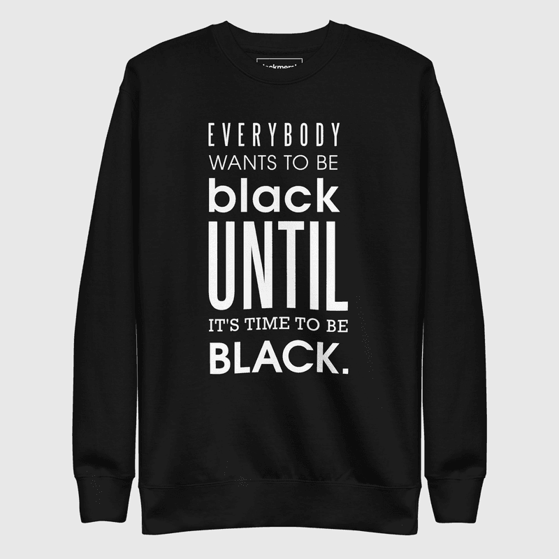Everybody Black Sweatshirt — view 1